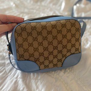Gucci Monogram Crossbody (Light Blue)